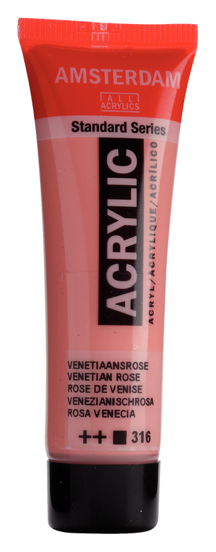 ACRYLIC AMSTERDAM 20 ML VENETIAN ROSE 316