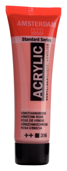 ACRYLIC AMSTERDAM 20 ML VENETIAN ROSE 316