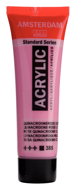 ACRYLIC AMSTERDAM 20 ML QUINACRIDONE ROSE 385