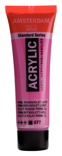 ACRYLIC AMSTERDAM 20 ML PERMANENT RED VIOLET LIGHT 577