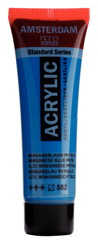 ACRYLIC AMSTERDAM 20 ML MANGANESE BLUE PHTHALO 582