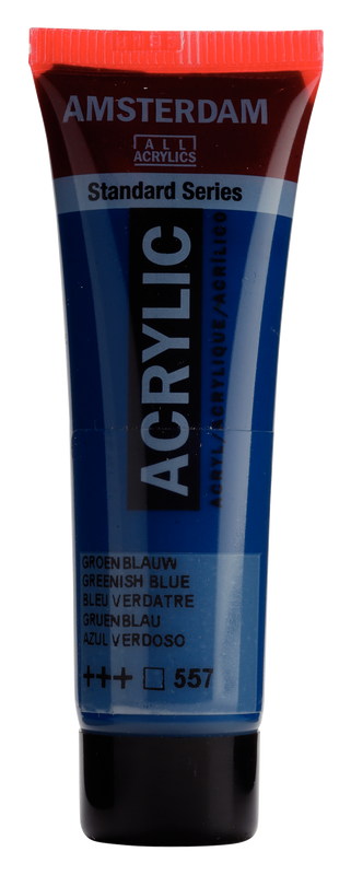 ACRYLIC AMSTERDAM 20 ML GREENISH BLUE 557