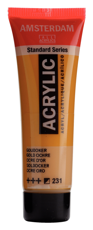 ACRYLIC AMSTERDAM 20 ML GOLD OCHRE 231