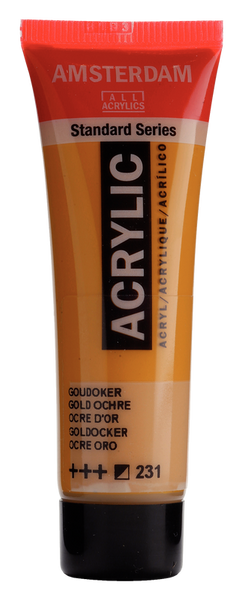 ACRYLIC AMSTERDAM 20 ML GOLD OCHRE 231