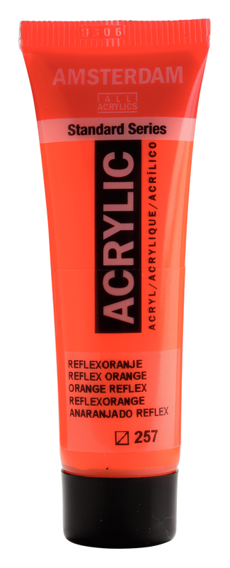 ACRYLIC AMSTERDAM 20 ML REFLEX ORANGE 257