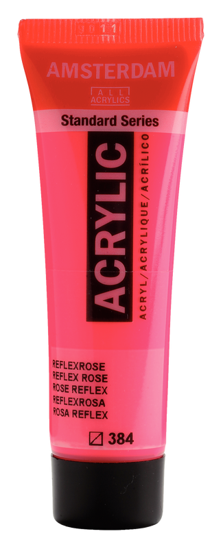 ACRYLIC AMSTERDAM 20 ML REFLEX ROSE 384