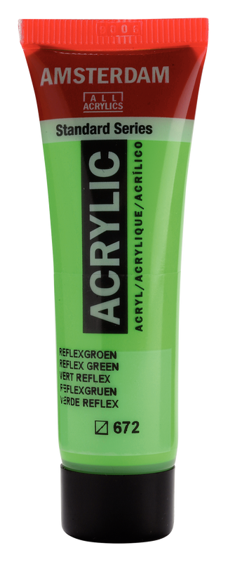 ACRYLIC AMSTERDAM 20 ML REFLEX GREEN 672