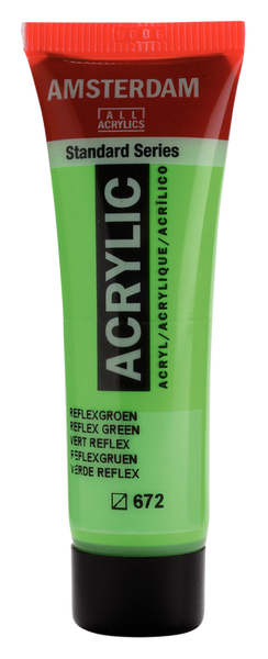 ACRYLIC AMSTERDAM 20 ML REFLEX GREEN 672