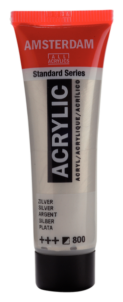 ACRYLIC AMSTERDAM 20 ML SILVER 800