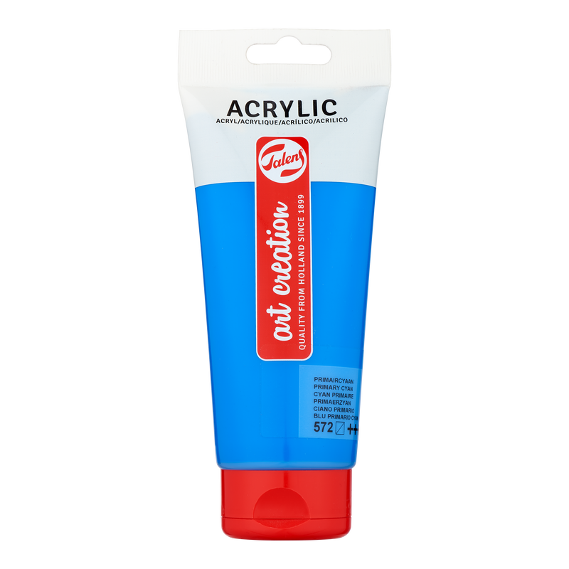 ACRYLIC TALENS ART CREATIONS 200 ML PRIMARY CYAN 572