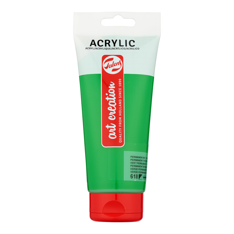 ACRYLIC TALENS ART CREATIONS 200 ML LIGHT GREEN 618