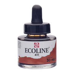 LIQUID WATER COLOUR ECOLINE TALENS BURNT SIENNA 411