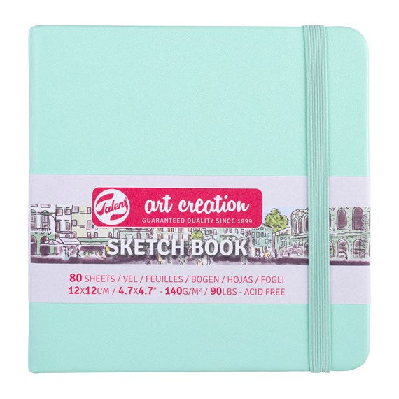 BLLOK SKETCH BOOK ART CREATION 12X12 CM FRESH MINT