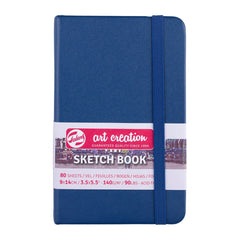 BLLOK SKETCH BOOK ART CREATION 9X14CM NAVY BLUE