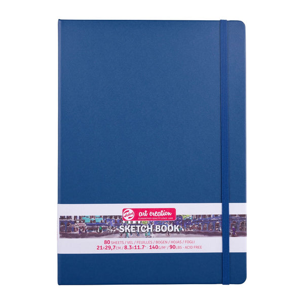 BLLOK A4 SKETCH BOOK ART CREATION NAVY BLUE