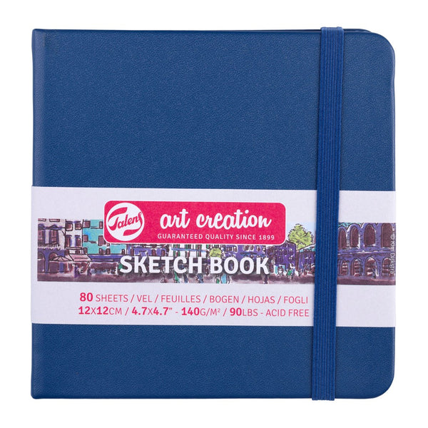 BLLOK SKETCH BOOK ART CREATION 12X12 CM NAVY BLUE