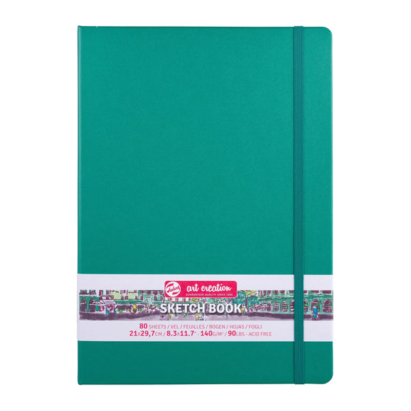 BLLOK A4 SKETCH BOOK ART CREATION FOREST GREEN