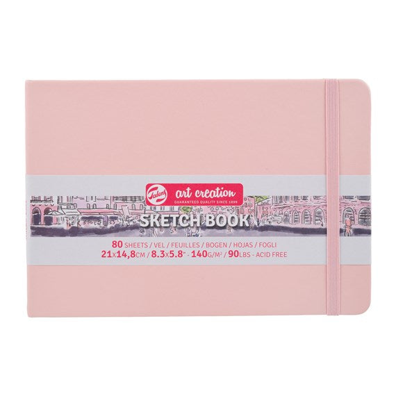 BLLOK A5 SKETCH BOOK ART CREATION 21X14.8CM HAPJE NGA LART PINK PASTEL