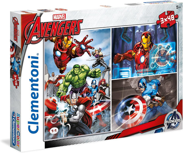 PUZZLE MARVEL AVENGERS 3X48 CLEMENTONI