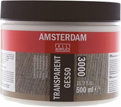 AMSTERDAM TRANSPARENT GESSO 500ML 3000