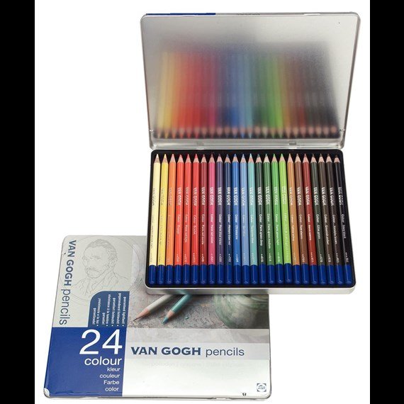 SET KUTI METALIKE 24 VAN GOGH PENCILS