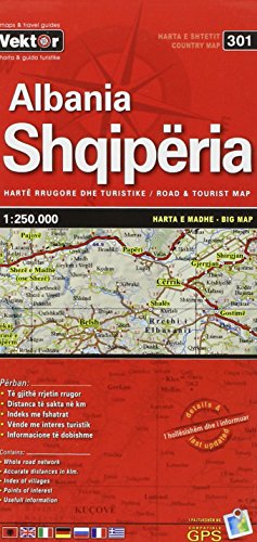 SHQIPERIA BIG MAP 301