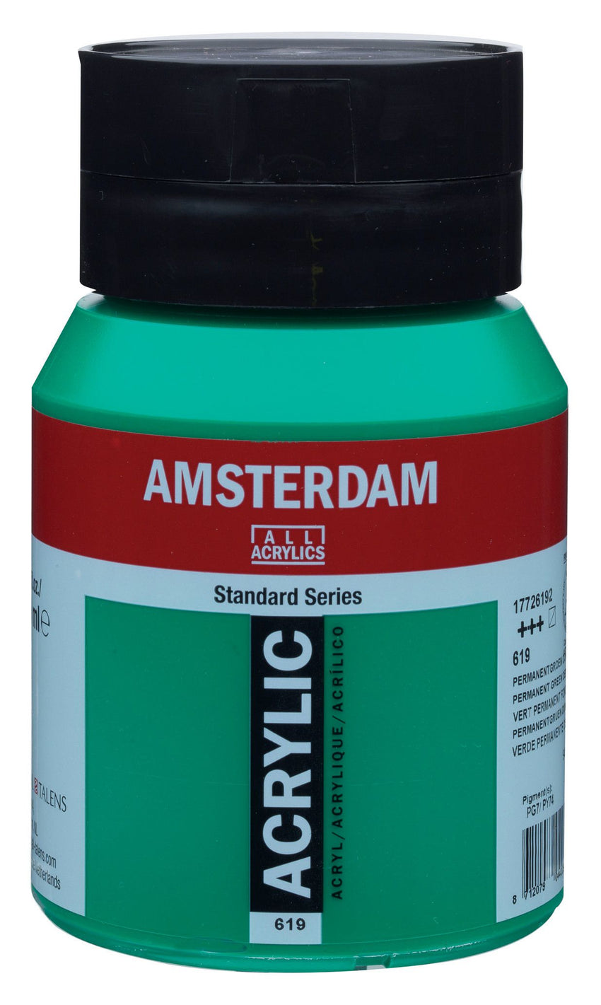 AKRILIK 500ML ROYAL TALENS AMSTERDAM PERMANENT GREEN DEEP 619