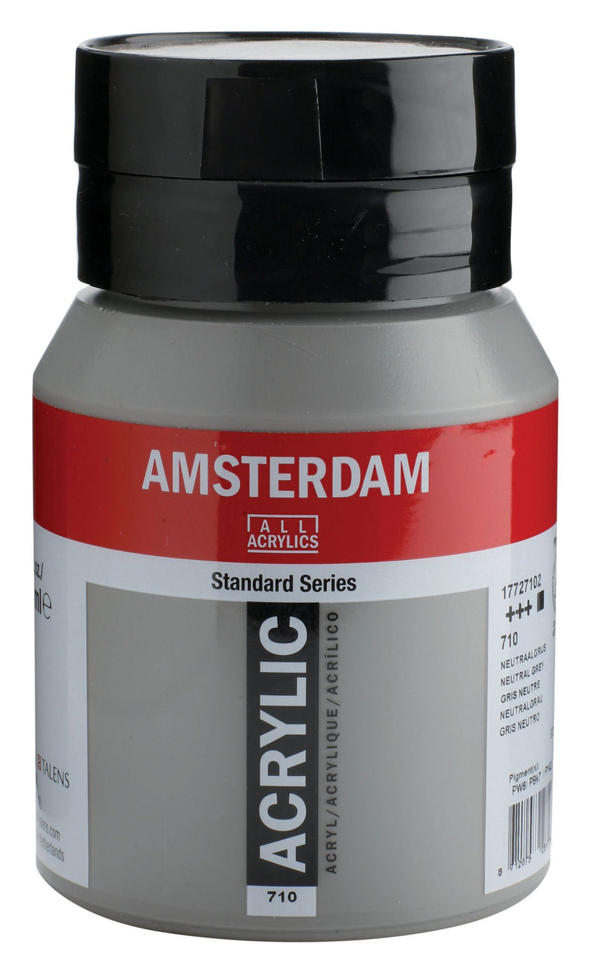 AKRILIK 500ML ROYAL TALENS AMSTERDAM NEUTRAL GREY 710