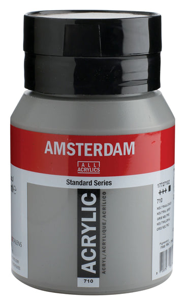 AKRILIK 500ML ROYAL TALENS AMSTERDAM NEUTRAL GREY 710