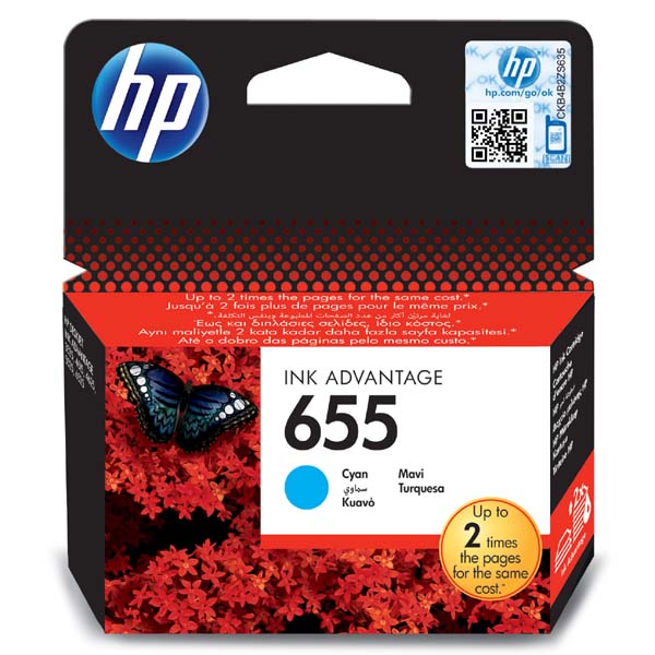 HP INK 655 CYAN