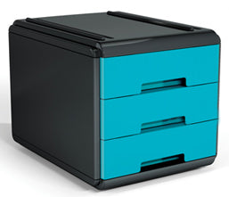 MINI CABINET DRAWERS TURQUOISE MY DESK