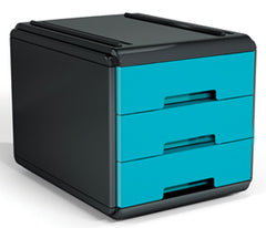 MINI CABINET DRAWERS TURQUOISE MY DESK