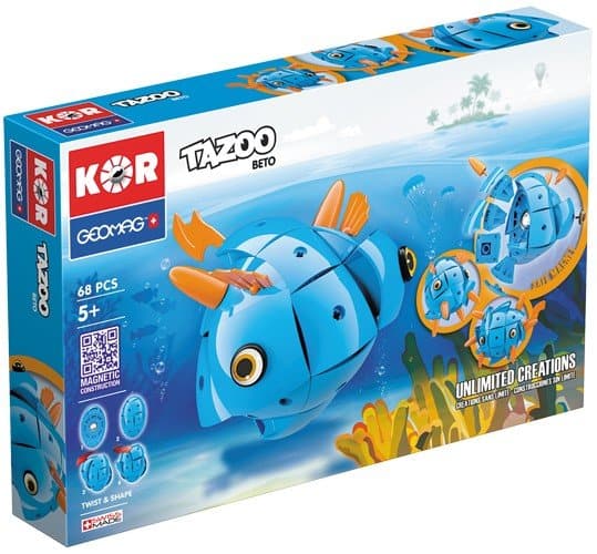 LODER KOR TAZOO BETO 68PCS GEOMAG