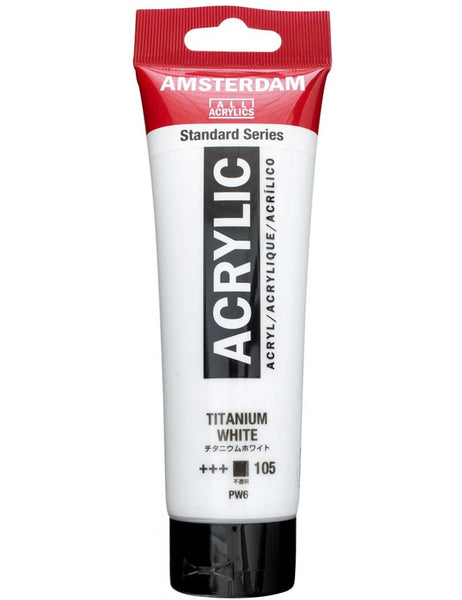 ACRYLIC AMSTERDAM 20 ML TITANIUM WHITE 105