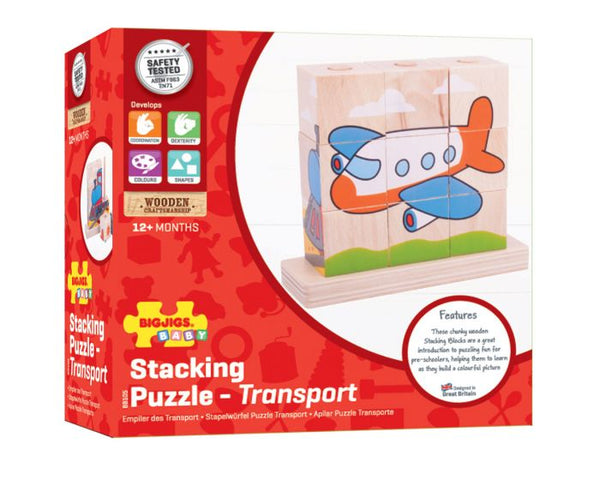 LODRA DRURI STACKING PUZZLE - TRANSPORT BB105