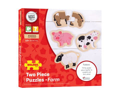 LODER DRURI TWO PIECE PUZZLES FARM BJ228