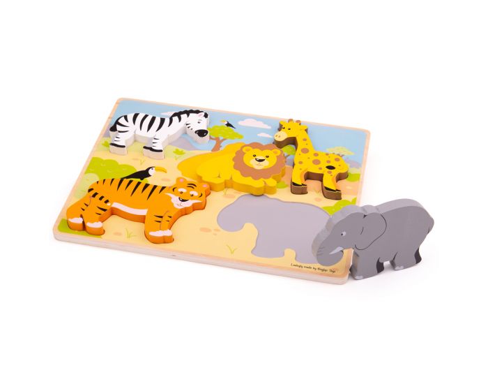 LODER DRURI CHUNKY LIFT OUT PUZZLE SAFARI BJ327