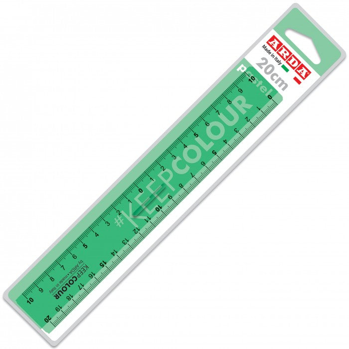 FINGERGRIP RULER KEEP COLOUR PASTEL 20 CM