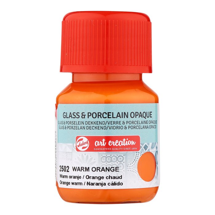 BOJE QELQ PORCELAN 30ML TALENS 2502 WARM ORANGE