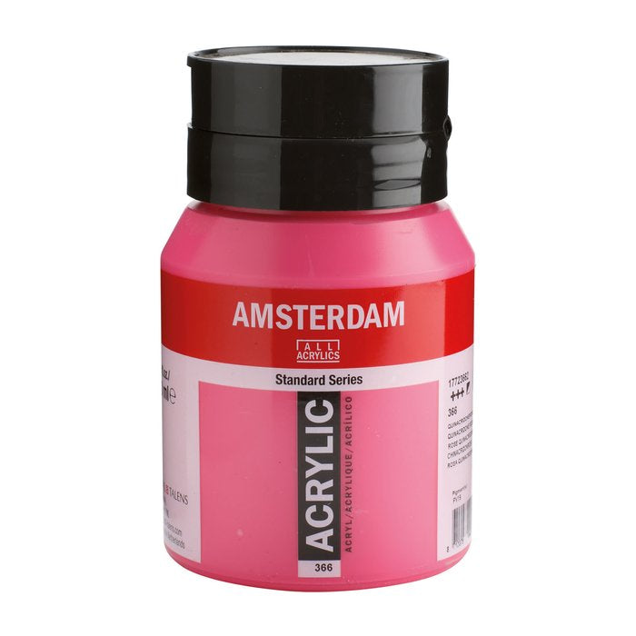 AKRILIK 500ML ROYAL TALENS AMSTERDAM QUINACRIDONE ROSE 366