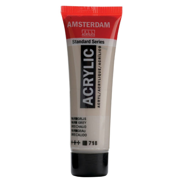 ACRYLIC AMSTERDAM 20 ML WARM GREY 718