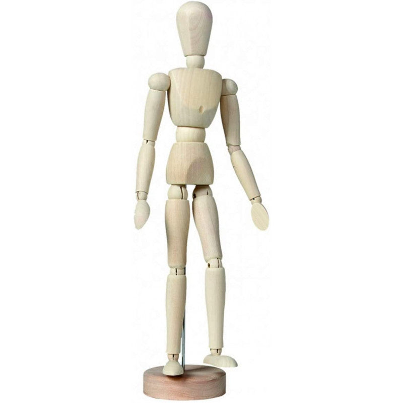 TALENS MANIKIN WOOD 30CM MALE