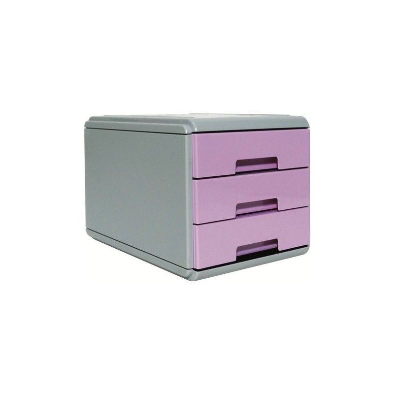 MINI CABINET DRAWERS PASTEL LILAC