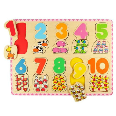 NUMBER COLOR MATCHING PUZZLE