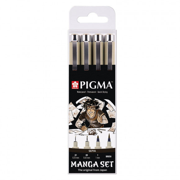 MANGA SET 4 FINELINER PIGMA SAKURA