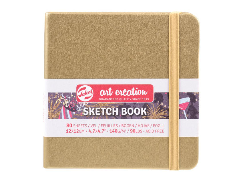 BLLOK A5 SKETCH BOOK ART CREATION GOLD