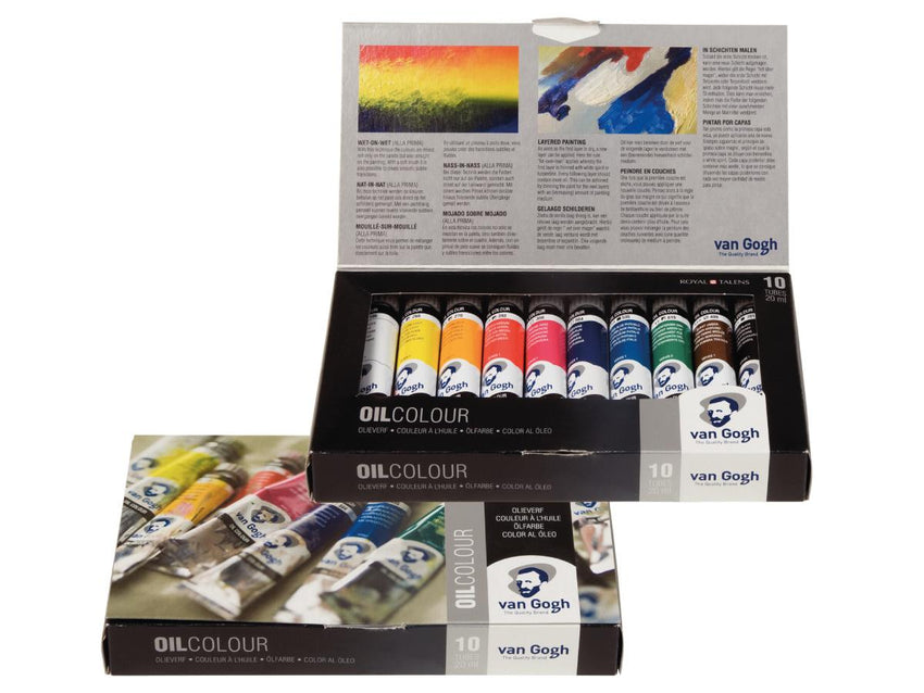 SET PRIMARY OIL COLOUR 10X20GR VAN GOGH