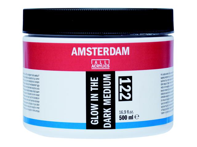 AMSTERDAM GLOW IN THE DARK MEDIUM 122 500ML