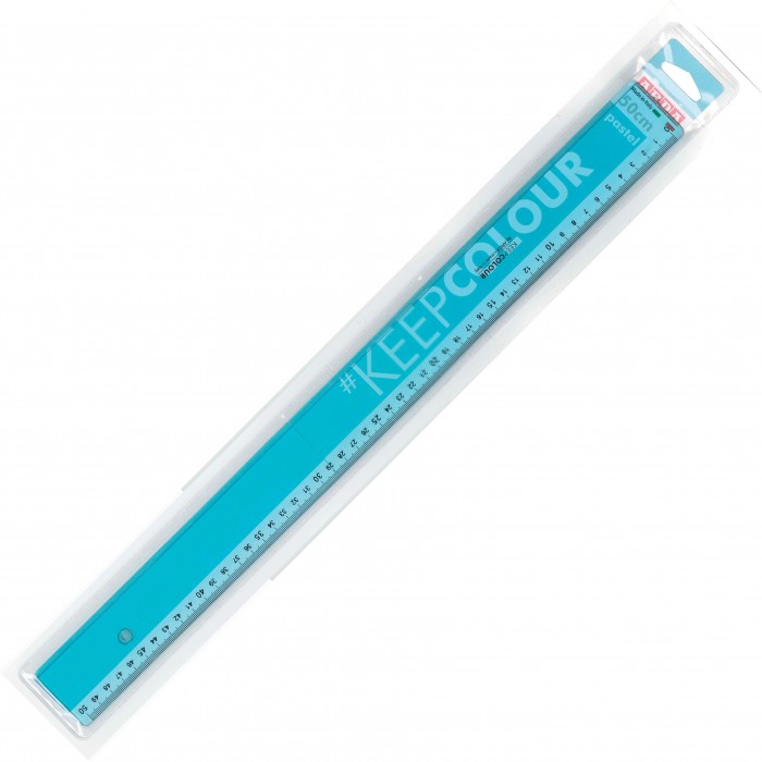 FINGERGRIP RULER KEEP COLOUR PASTEL 50 CM