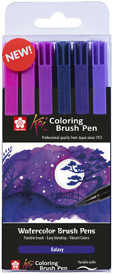 SET 6 BRUSH PEN KOI SAKURA GALAXY